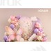 Tło fotograficzne „Pastelowe motyle i balony” | UB_880 Tło fotograficzne „Pastelowe motyle i balony” | UB_880
